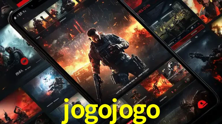 Tela de um celular exibindo uma galeria de jogos de tiro com temática militar, mostrando a variedade de e-sports disponíveis para apostas na plataforma de entretenimento jogojogo.